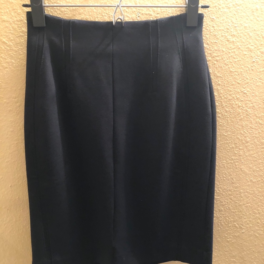 Black pencil skirt